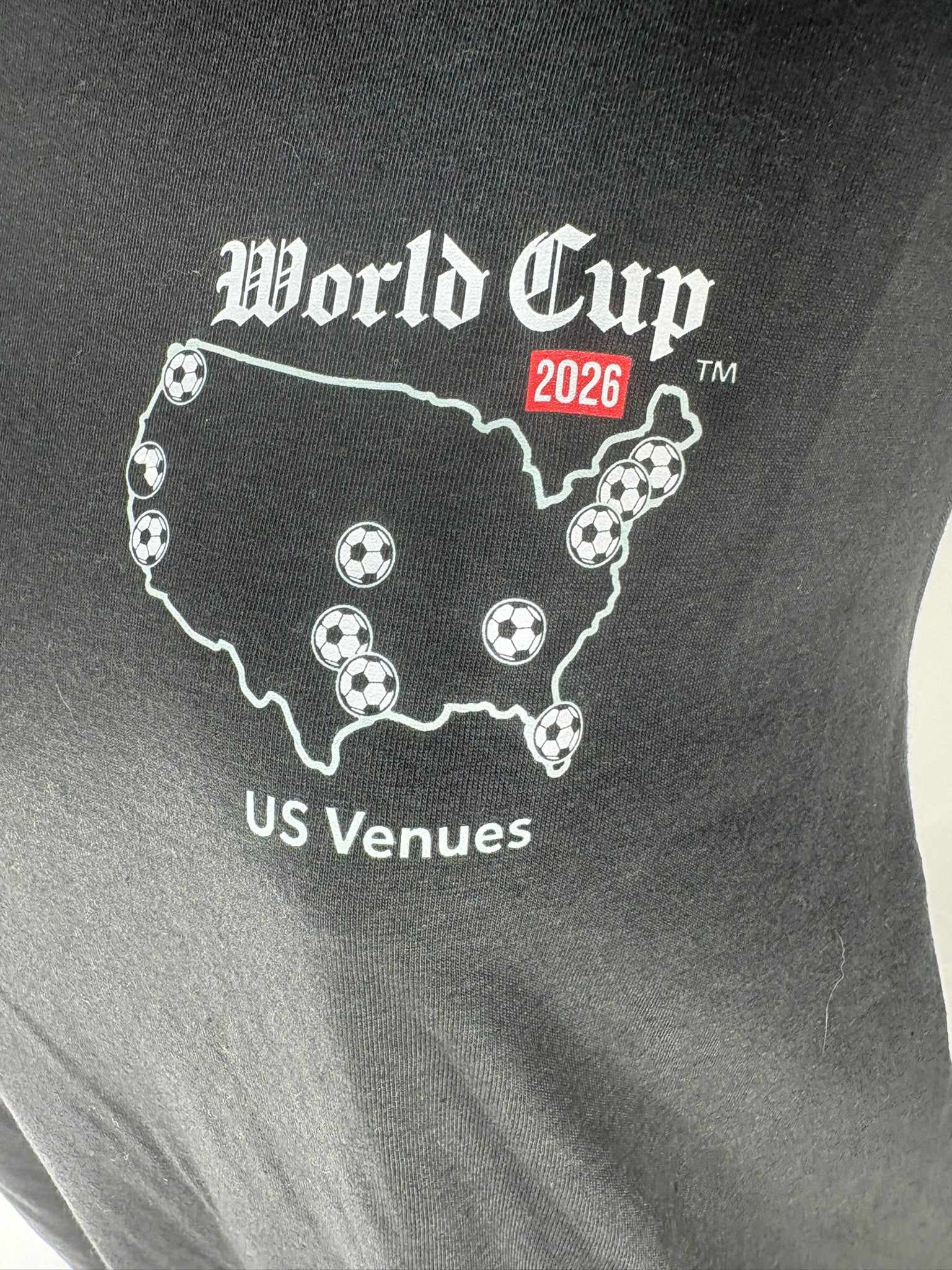 World Cup 2025 Black Custom T-Shirt