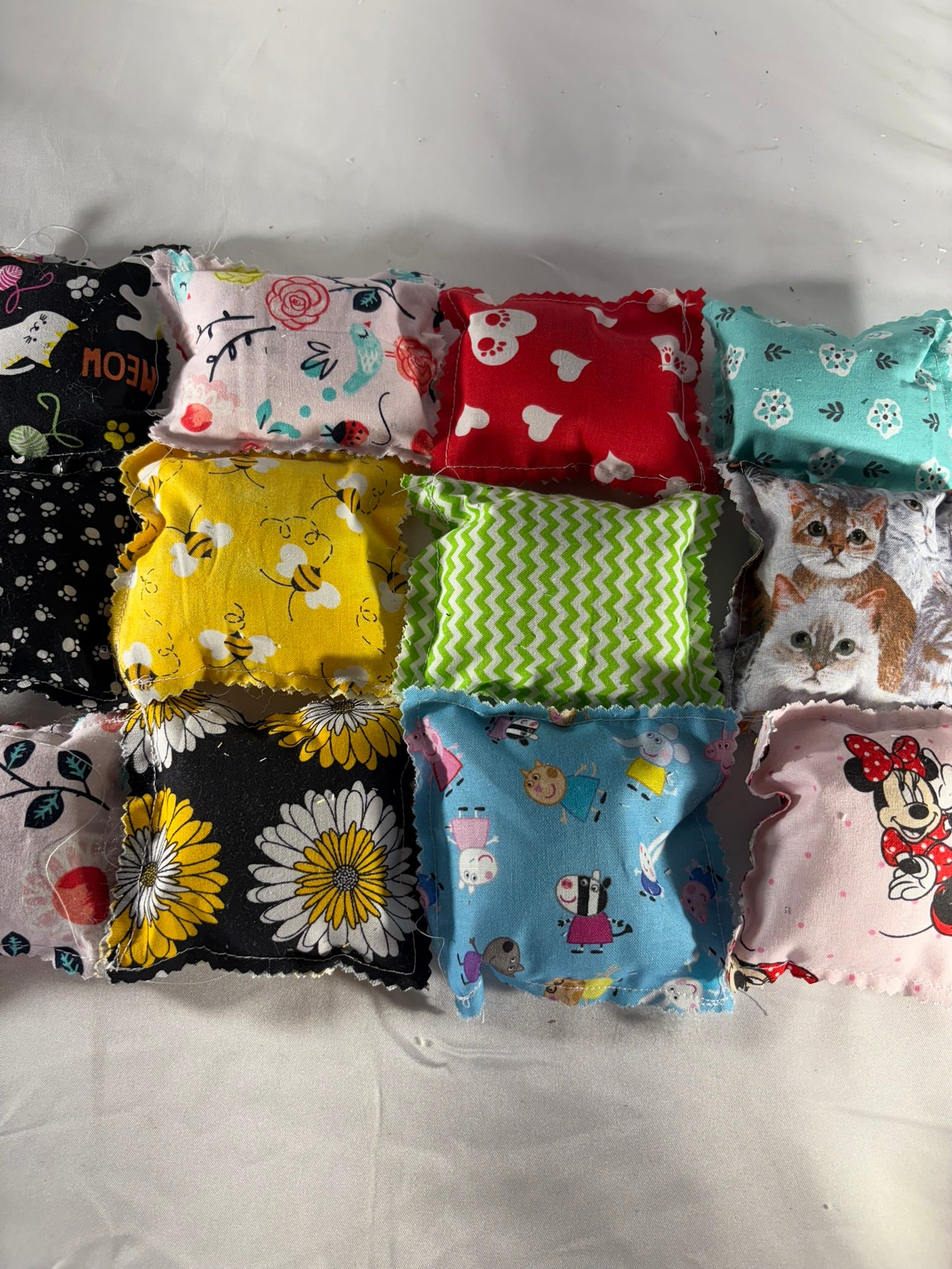 Hand Made Cat Nip Pillows