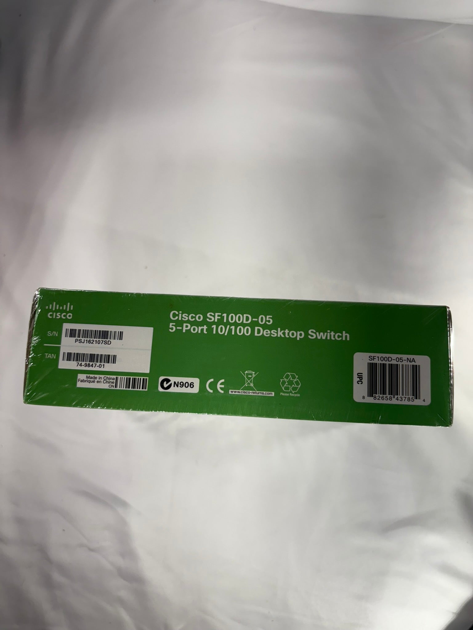 Cisco Small Business 5-Port 10/100 Desktop Switch #SF100D-05