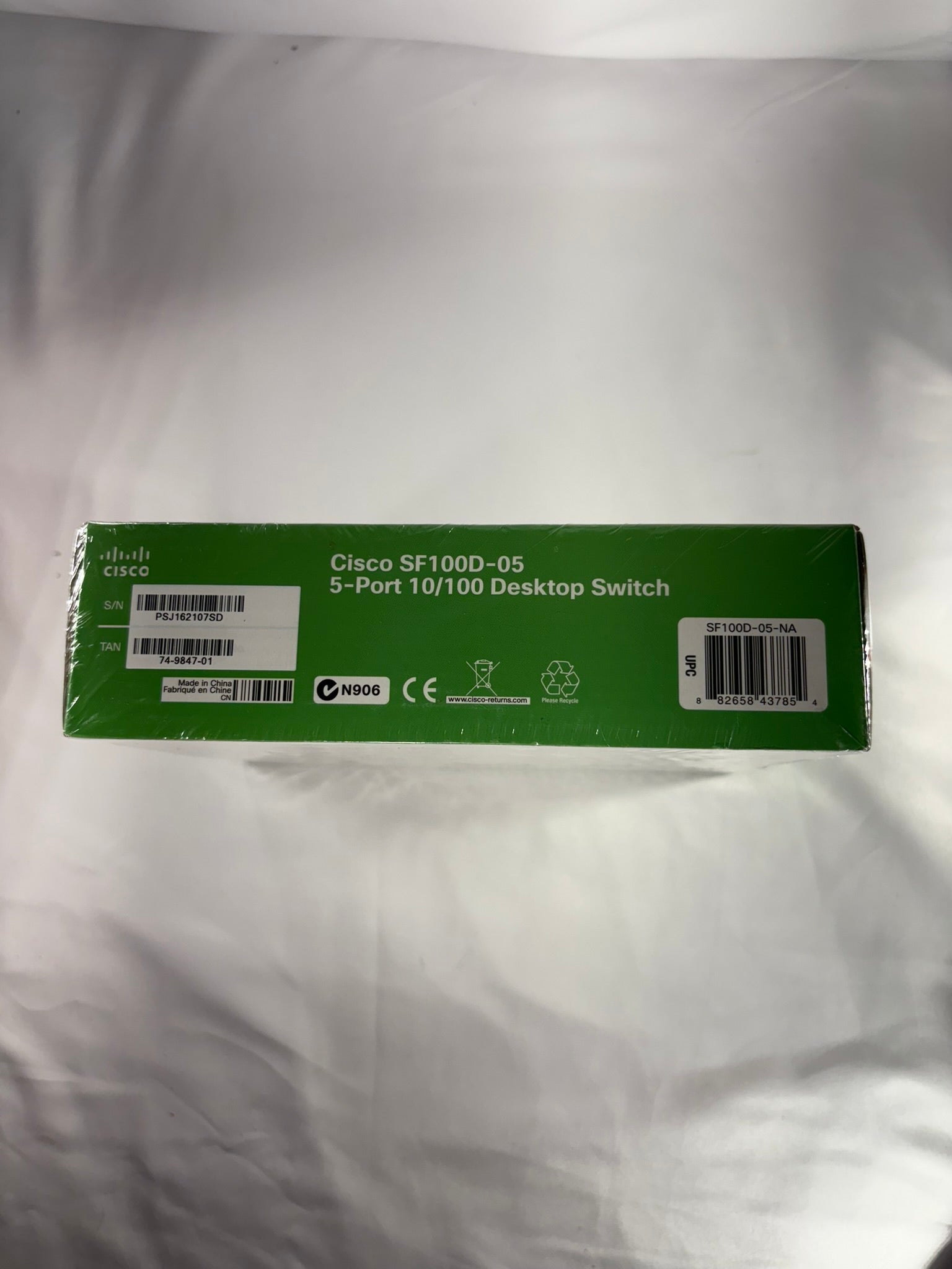 Cisco Small Business 5-Port 10/100 Desktop Switch #SF100D-05