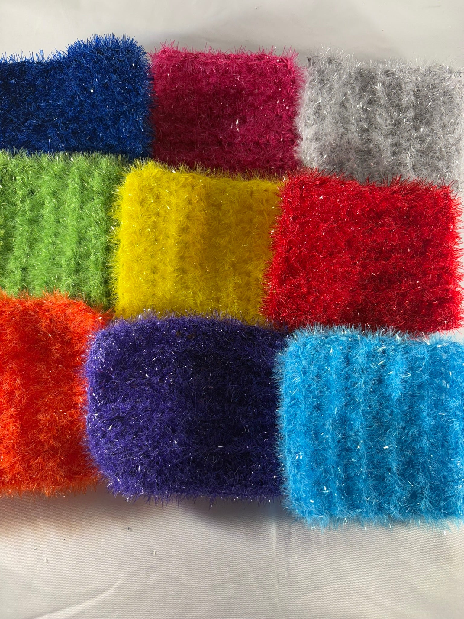Colorful scrubbies