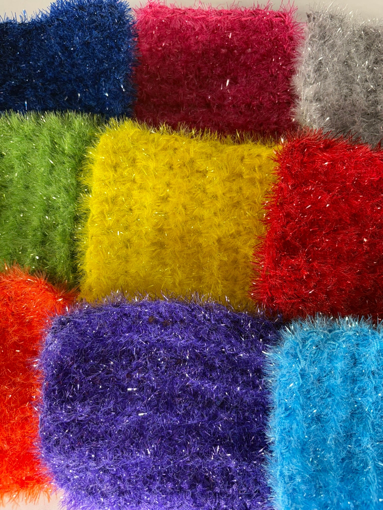 Colorful scrubbies